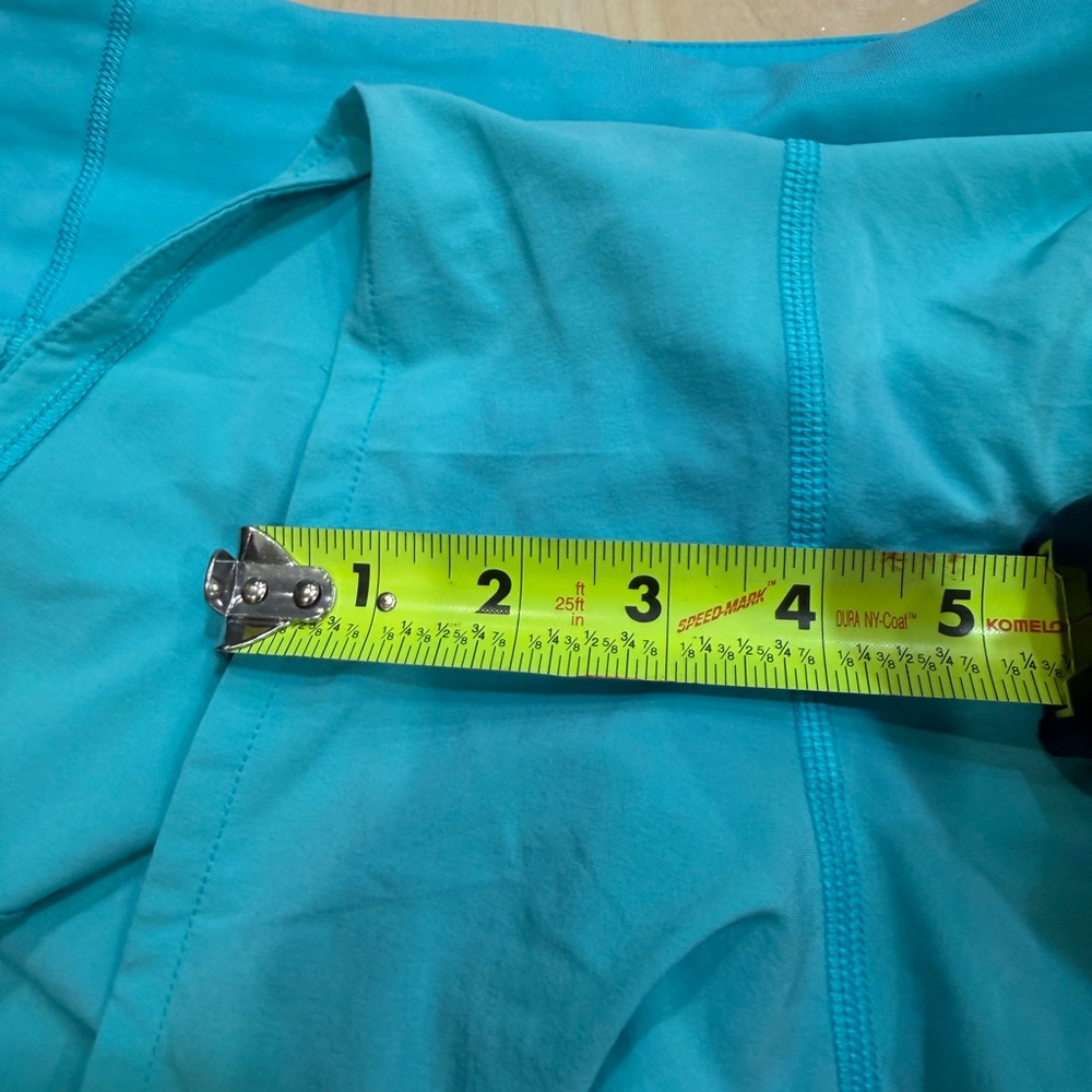 lululemon athletica turquoise athletic skort shorts - Picture 4 of 4
